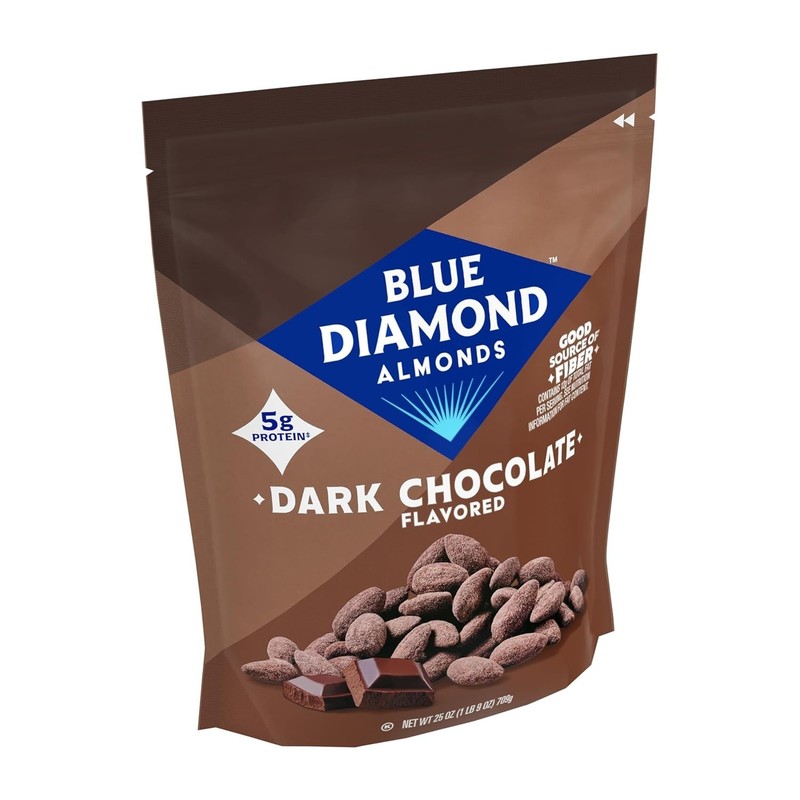 Oven Roasted Dark Chocolate Flavored Almonds, 25 oz New gallery