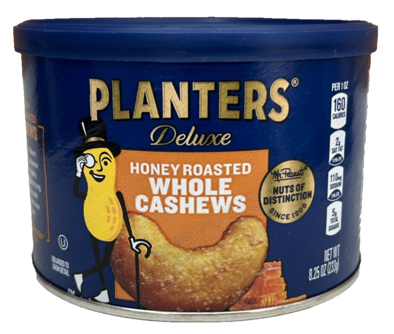 Planters Deluxe Honey Roasted Whole Cashews 8.25 oz