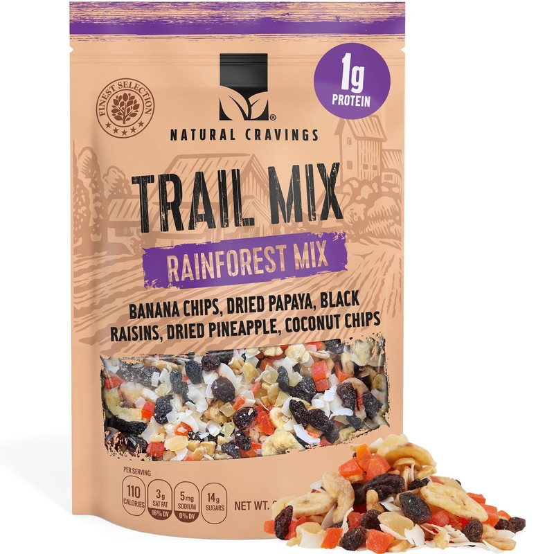 Trail Mix Tropical Rainforest 22oz Bulk Family Size Gluten Free Large Rainforest