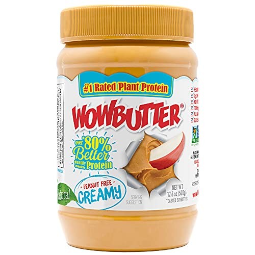 Wowbutter Natural Peanut Free Creamy 1.1lb Jar