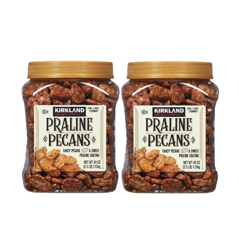 2-PACK Kirkland Signature Praline Pecans 2.5 Lb Each Pack, Total 5 Lbs