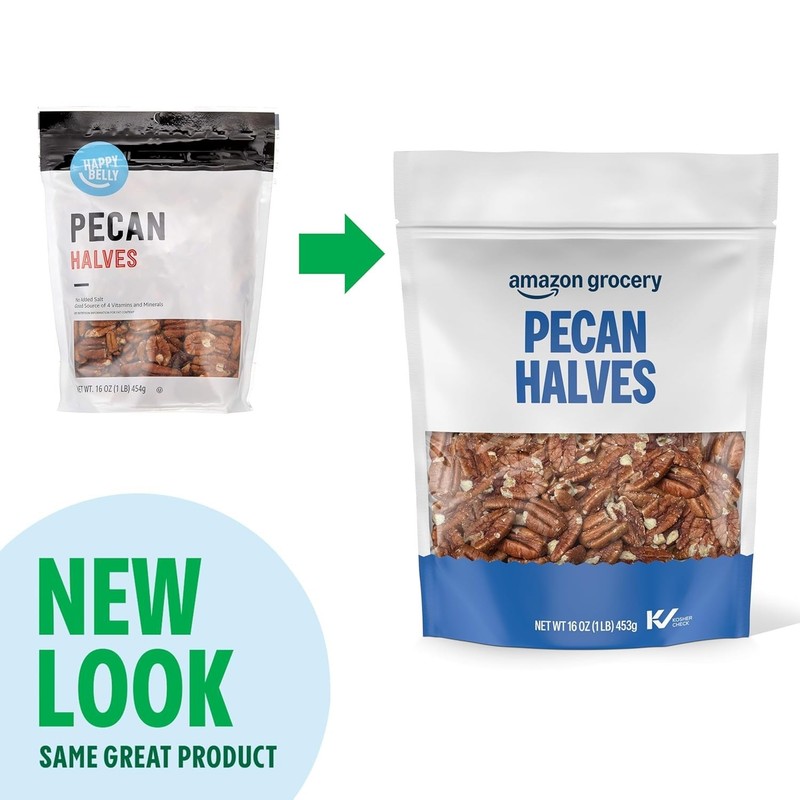 Happy Belly Pecan Halves — 16 oz gallery
