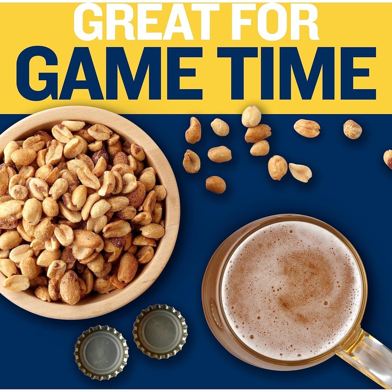 FREE SHIPPING- Planters Salted Dry Roasted Peanuts 16 oz gallery