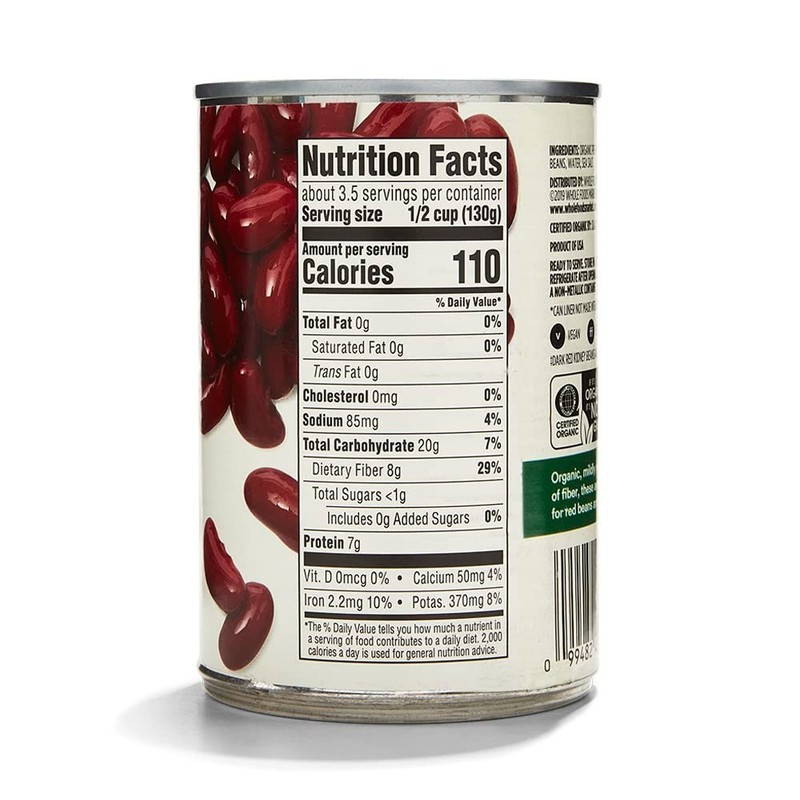 365 by Whole Foods Market, Organic Dark Red Kidney Beans, 15.5 Ounce (Pack of 4) gallery