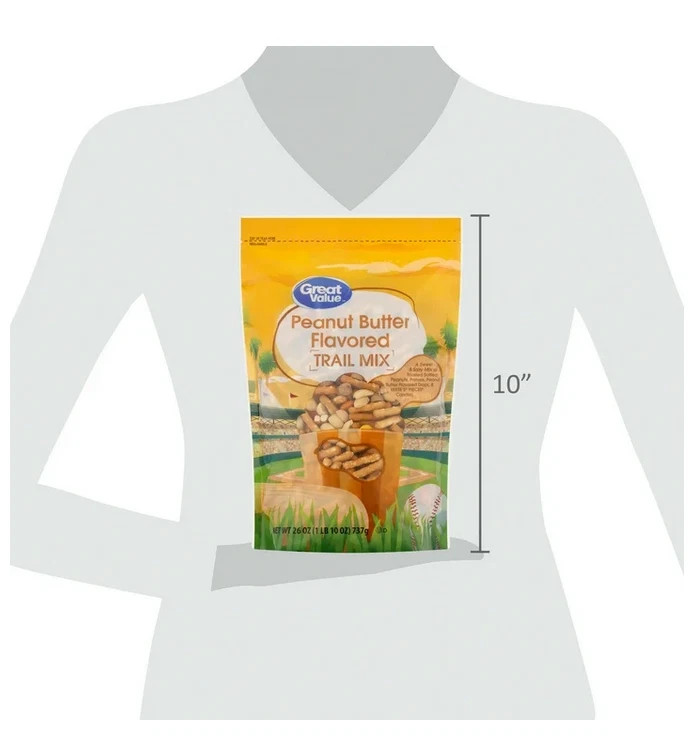 Great Value Peanut Butter Flavored Trail Mix Made with Reese's Pieces, 26 oz gallery
