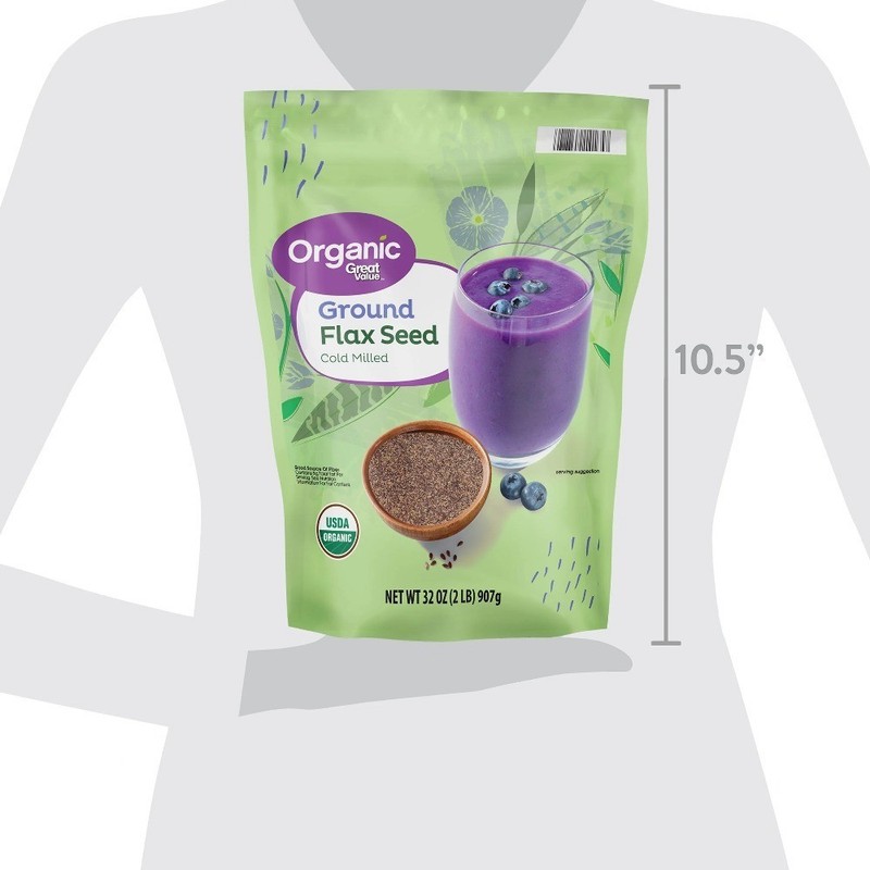 Organic Ground Flax Seed 32 oz Natural Superfood High Fiber 3 gallery