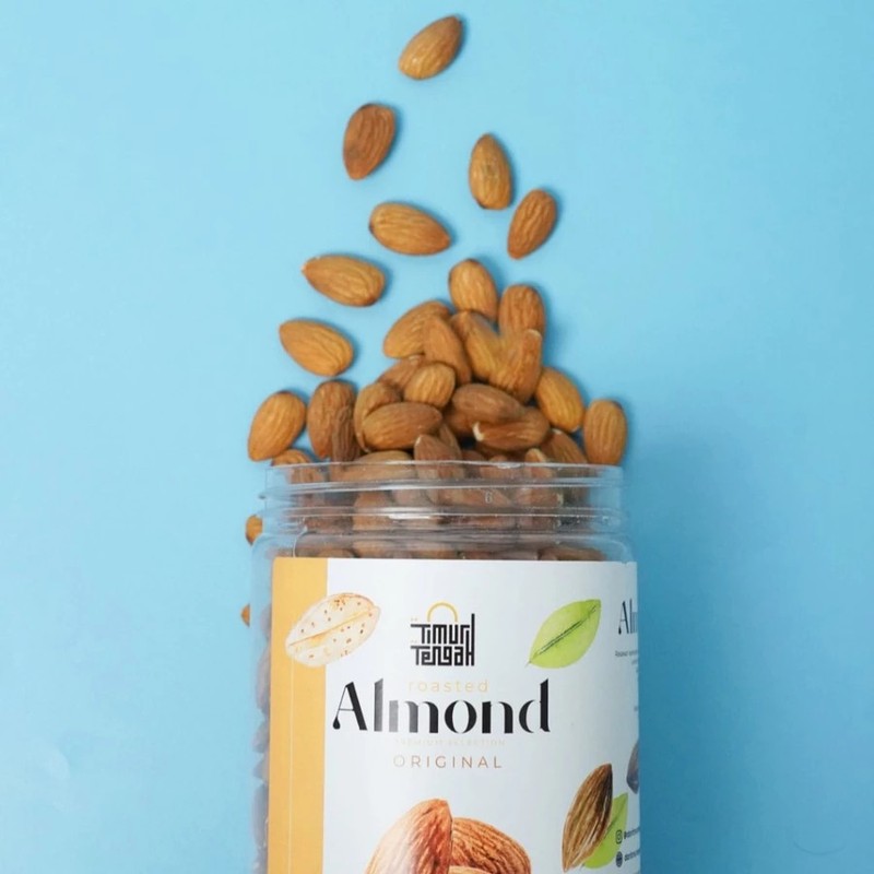 NEW! Premium Roasted Blanched Almonds 400g – Crunchy & Nutritious Almond Nuts gallery
