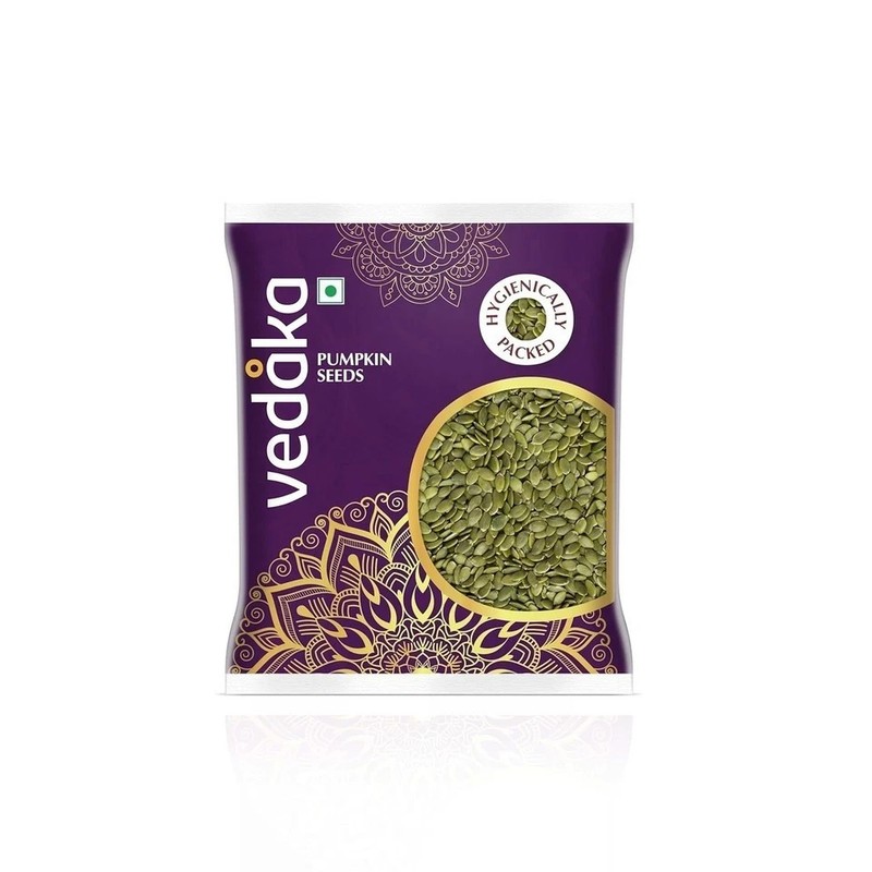 Amazon Brand - Vedaka Premium Raw Pumpkin Seeds | Fibre rich 100g n332 gallery