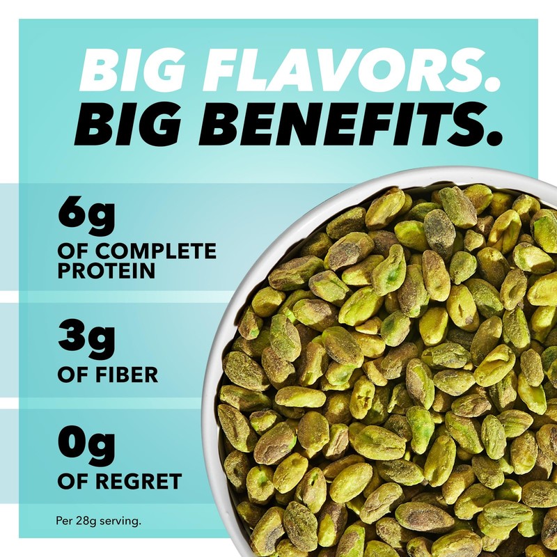 No Shells, Sea Salt & Vinegar Flavored Nuts, 11 Ounce Resealable Bag, Protein... gallery