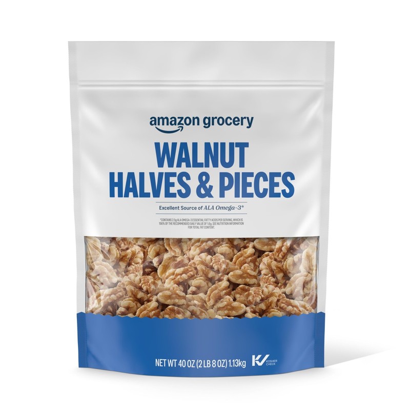 Walnut Halves & Pieces, 40 Oz - Premium Quality, Fresh, Healthy Snack Nuts gallery