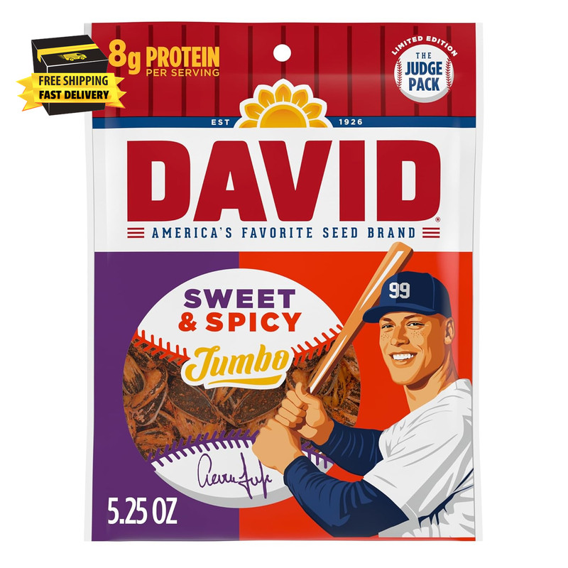 Jumbo Sunflower Seeds, Sweet and Spicy Flavor, 5.25 Oz. ⭐️⭐️⭐️⭐️⭐️