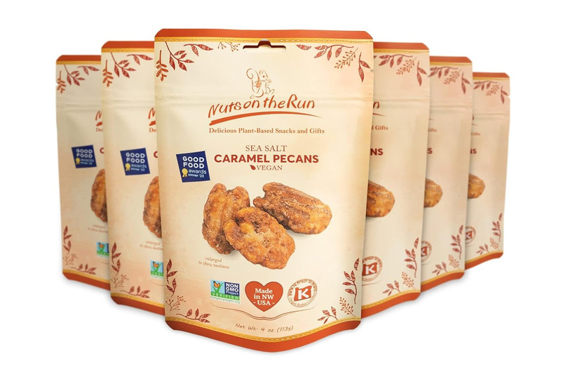 - Vegan, Kosher, Gluten-Free, Gmo-Free Pecan Pralines - 4Oz (PACK of 6 BAGS) - S
