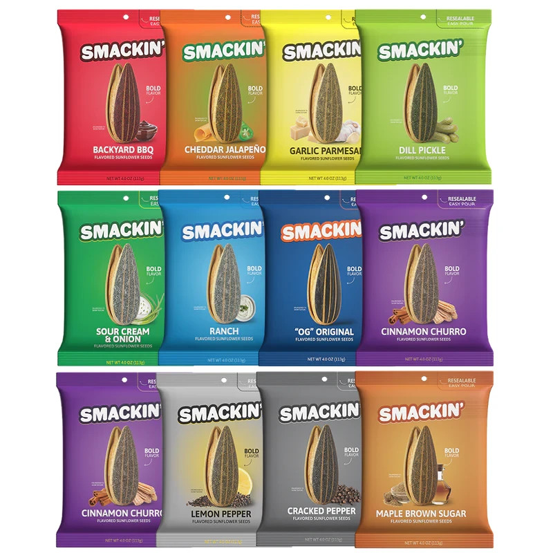 Smackin' Sunflower Seeds - Choose Your Own! - Original 11 Flavors - $2.79/bag!