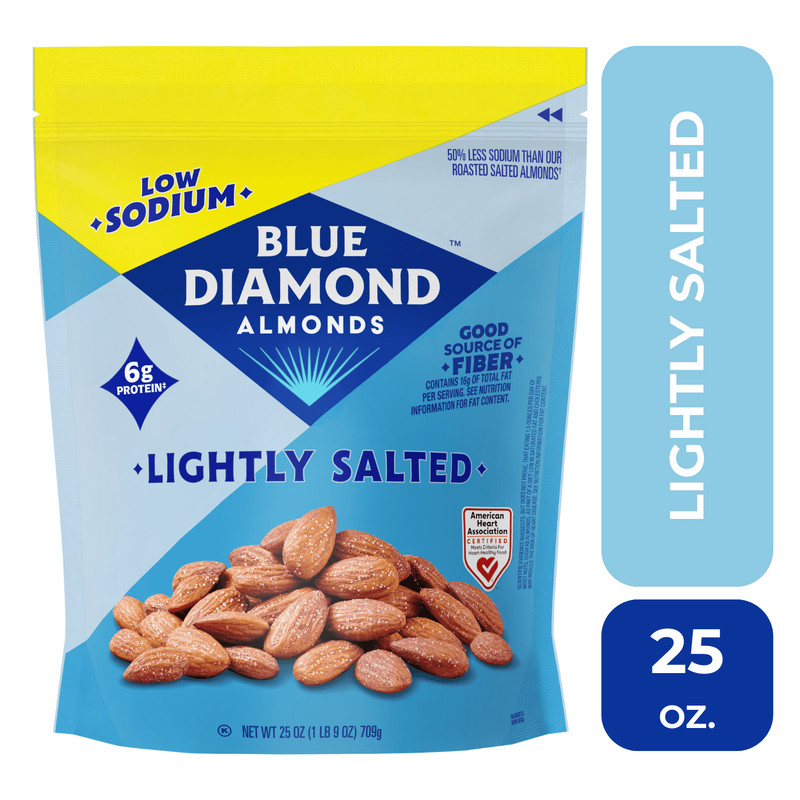 Blue Diamond Almonds, Lightly Salted Snack Almonds perfect, 25 oz. gallery