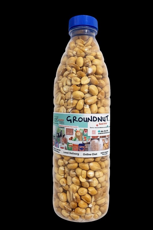 Roasted Nigeria groundnut/peanut, crunchy and tasty/1 Bottle gallery