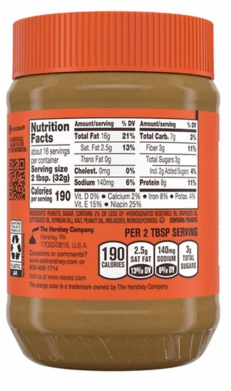 Reese's Creamy Peanut Butter, Jar (Pack of 2) free shipping gallery