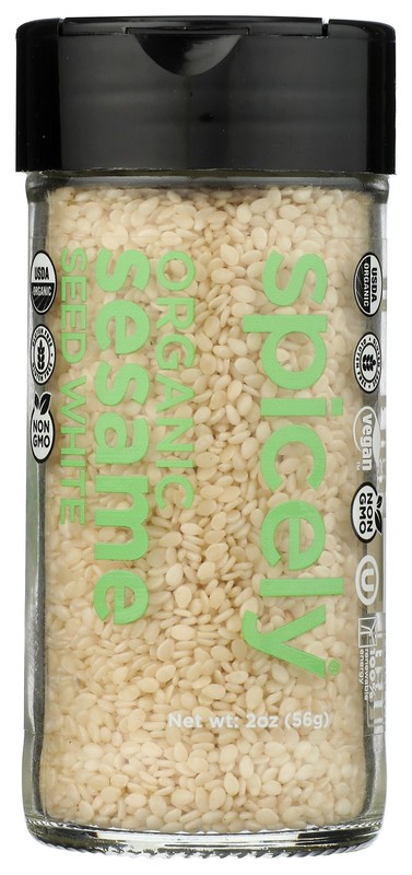 Organic White Sesame Seeds By Spicely 2 Oz 3 Pack gallery