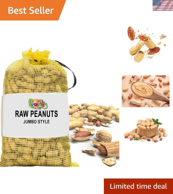 Raw In-Shell Peanuts – Perfect for Boiling, Wildlife & Healthy Snacking, 2lbs