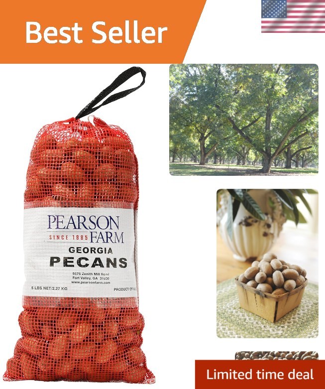 5 lb Georgia Pecans – USDA Certified, Antioxidant-Rich Goodness
