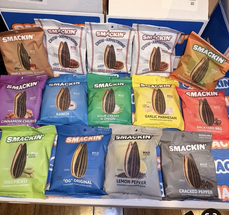 Smackin’ Sunflower Seeds – Deep Dish Pizza & Variety Pack