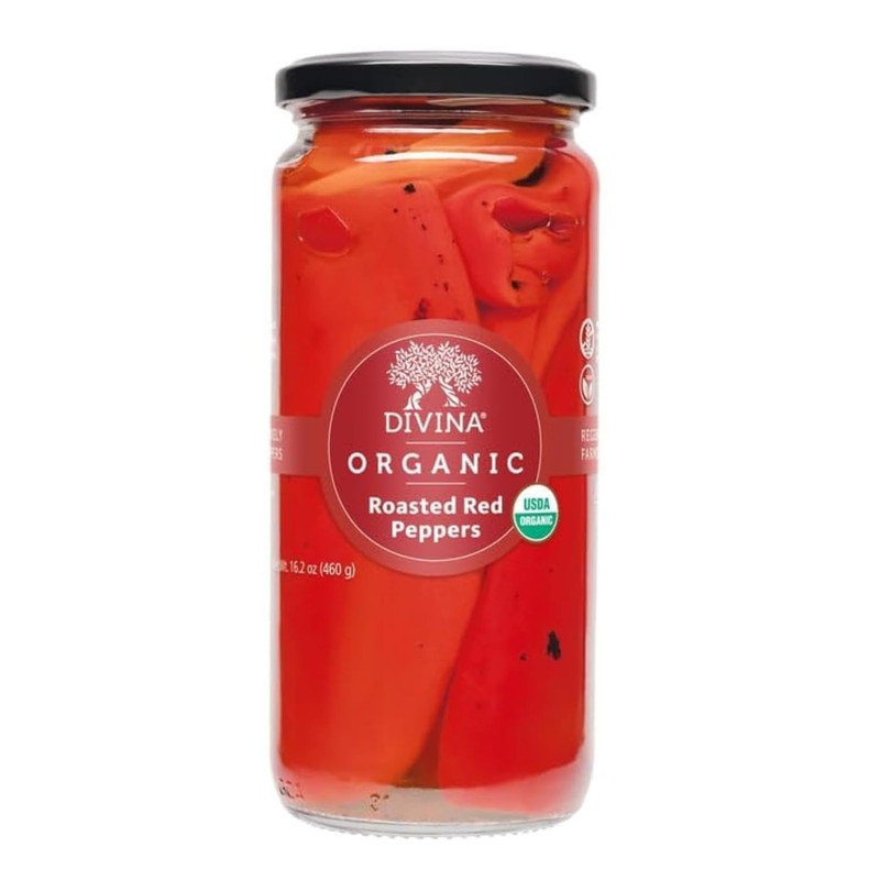 Organic Roasted Sweet Red Peppers, 16.2 Ounce