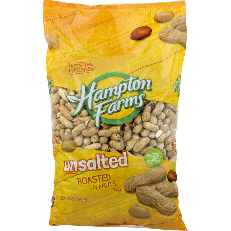 6-pack Hampton Farms Unsalted In-Shell Peanuts (5 lbs.) gallery