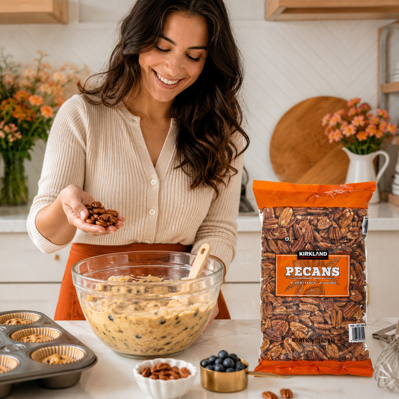 4 Pack Kirkland Signature Pecan Halves, 2 lbs gallery