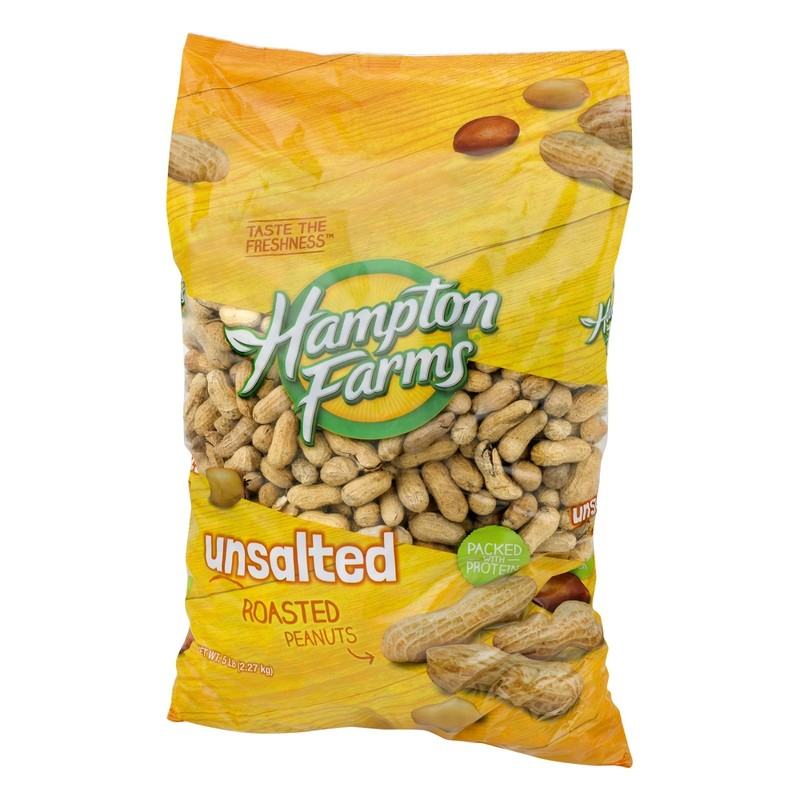 6-pack Hampton Farms Unsalted In-Shell Peanuts (5 lbs.) gallery