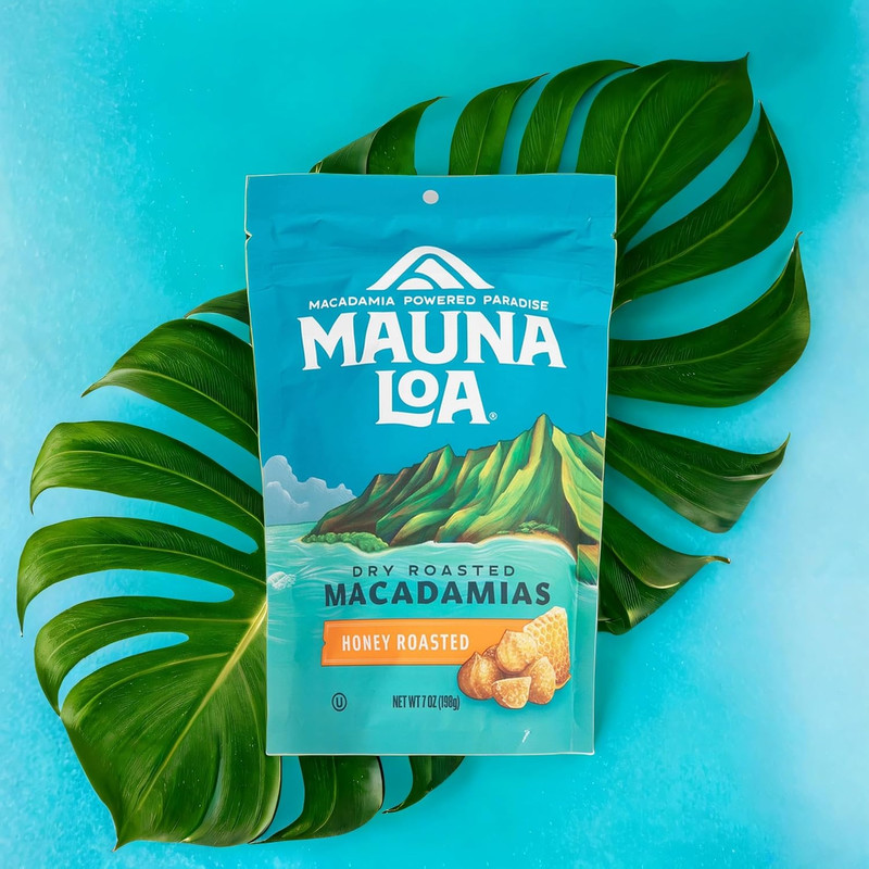 Mauna Loa Honey Roasted Macadamia Nuts, 7 oz Resealable Bag, Gluten Free, Sweet gallery