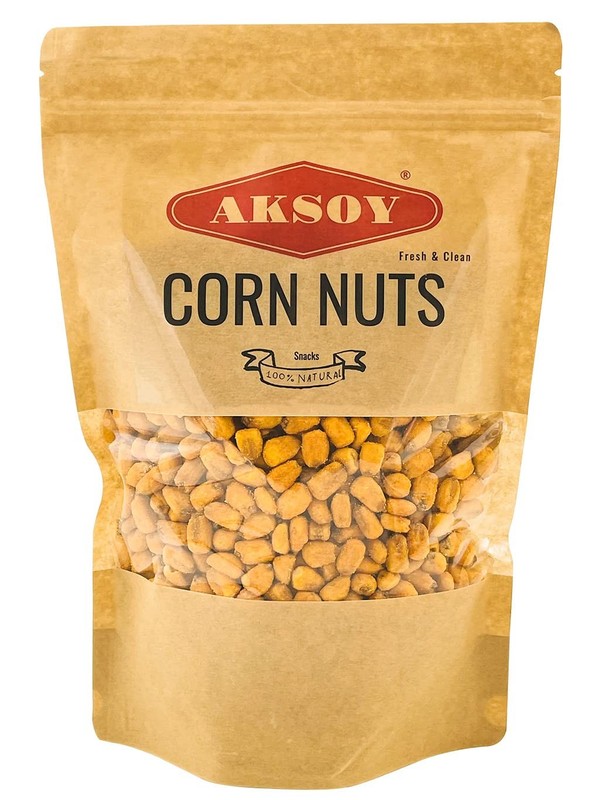 Aksoy Natural Craving Salted and Roasted Corn Nuts 500gr | Original Toasted