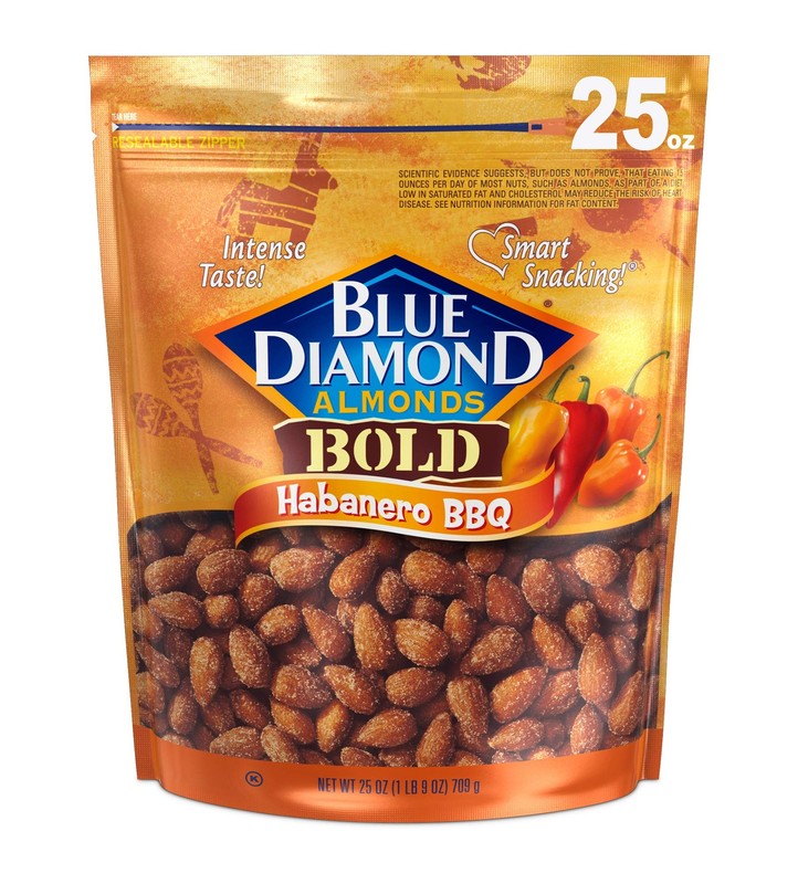 Habanero BBQ Flavored Snack Nuts, 25 Oz Resealable Bag (Pack of 1)