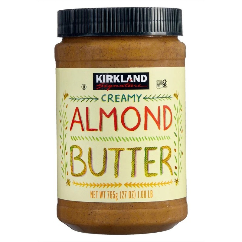 Kirkland Signature Roasted Almond Butter Creamy Made in USA, 27 Ounces