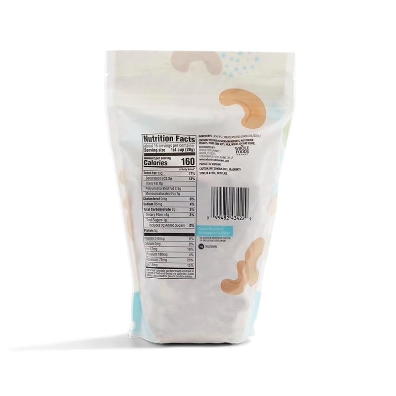 Roasted & Salted Cashews, 16 Ounce gallery