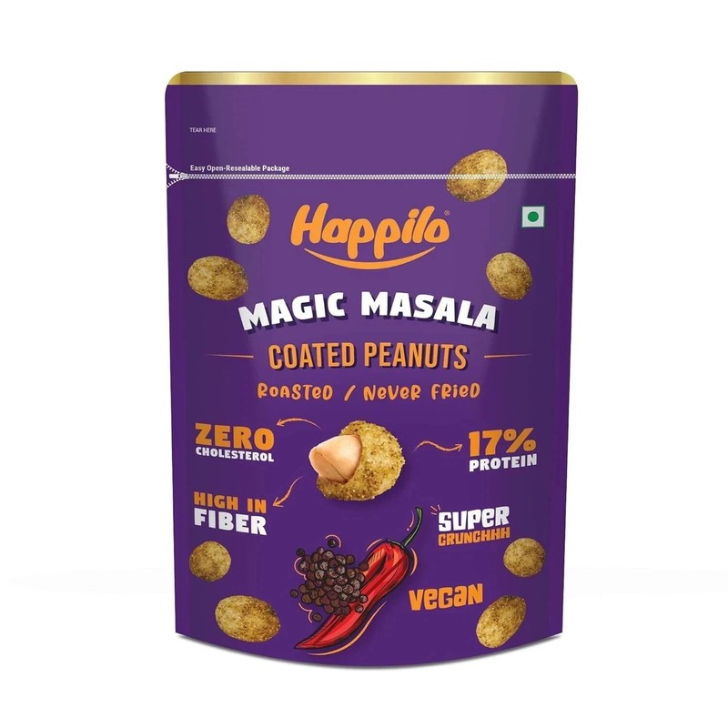 Happilo Premium Super Snack Magic Masala Peanut 150g, Free Shipping World Wide
