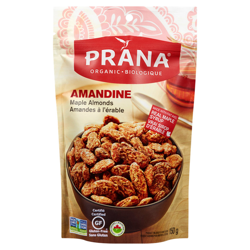 2-Pack Prana Organic Amandine Maple Almonds