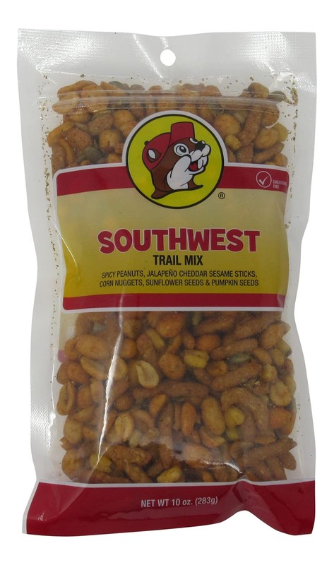 Buc Ee S Southwest Trail Mix 10 Ounce Resealable Snack Bag Crunchy Spicy Treat