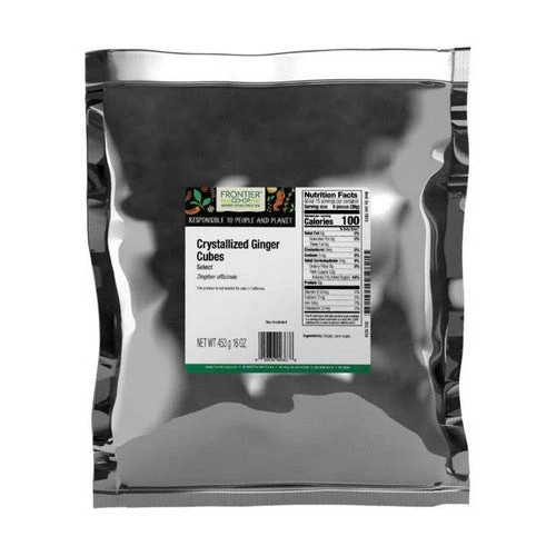 Frontier Coop, Select Crystallized Ginger Cubes, 1 Lb