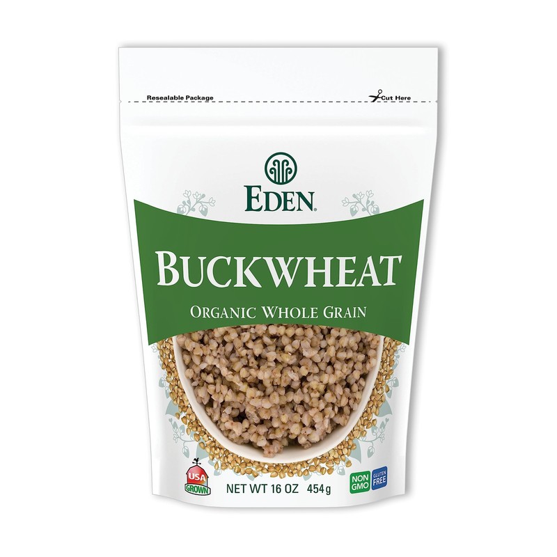 Eden Foods Organic Gluten Free Hulled Buckwheat Groats 1 Pound Whole Grain