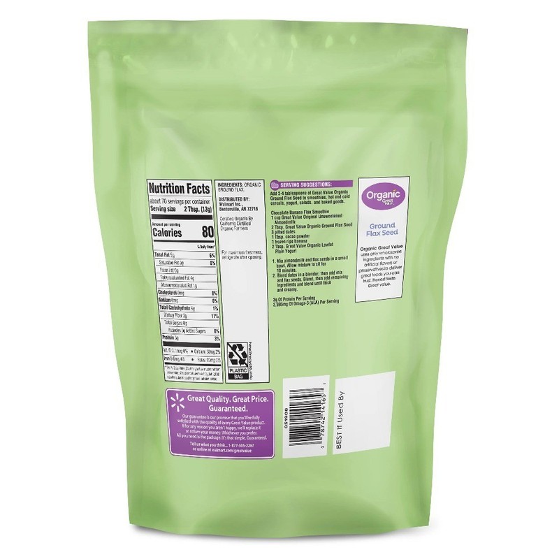 Organic Ground Flax Seed 32 oz Natural Superfood High Fiber 3 gallery