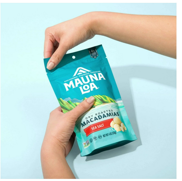 Mauna Loa Sea Salt Macadamia Nuts - 4oz Bag gallery