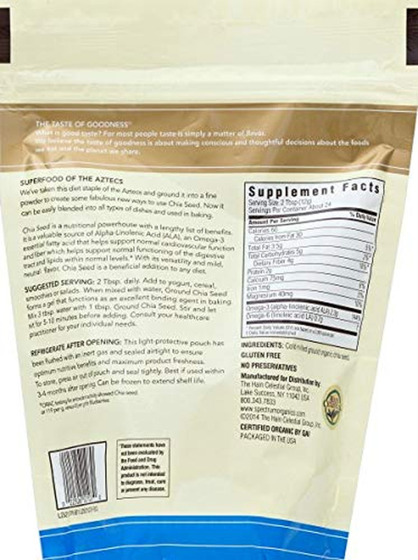 Essentials Organic Ground Chia Seed, 10 Oz gallery