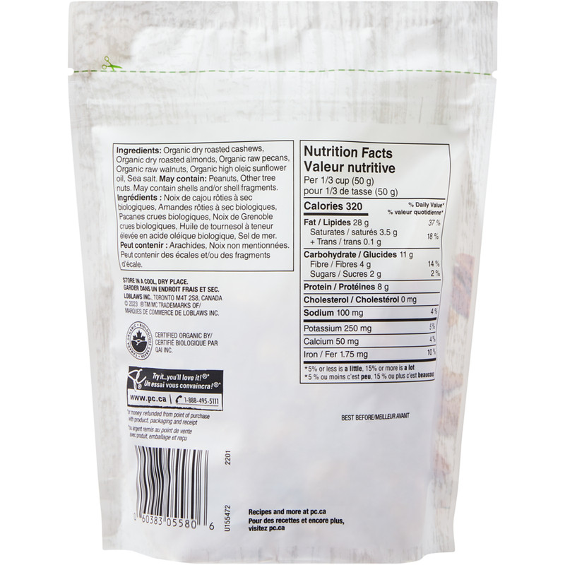 2-Pack PC Organics Salted Mixed Nuts gallery