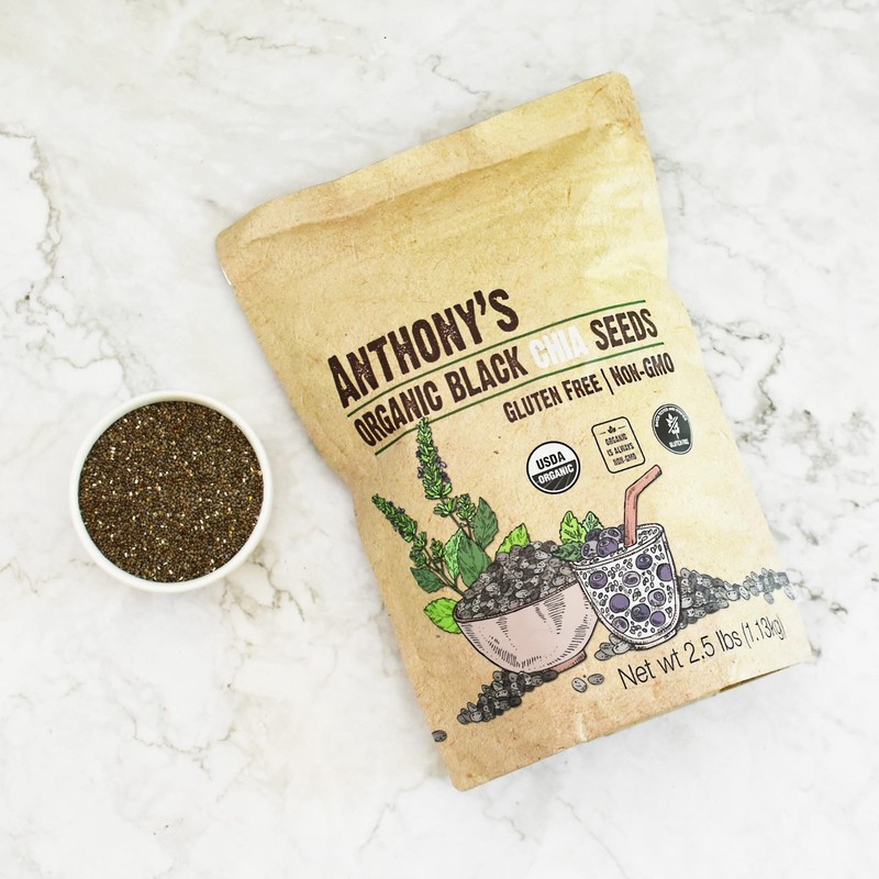 Organic Chia Seeds 2.5 lb - Gluten Free, Vegan, Keto Friendly Superfood gallery