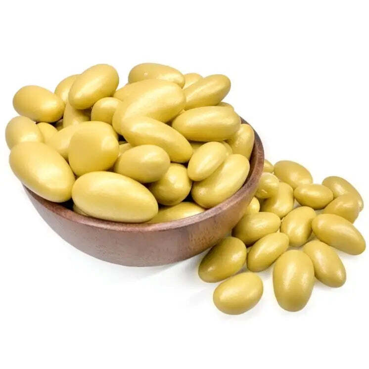 Gold Jordan Almonds, Premium Quality Almonds by NY Spice FREE SHIP gallery