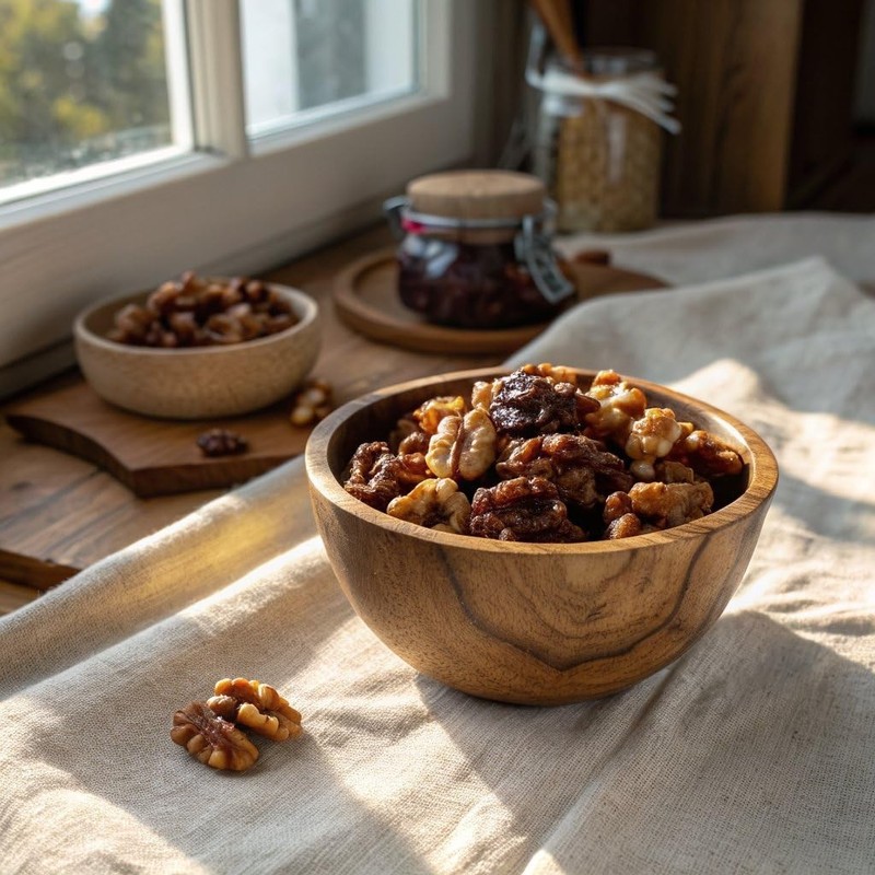 Sweet Maple Walnuts 4 oz - Natural, Roasted, and Perfect for All Ages gallery