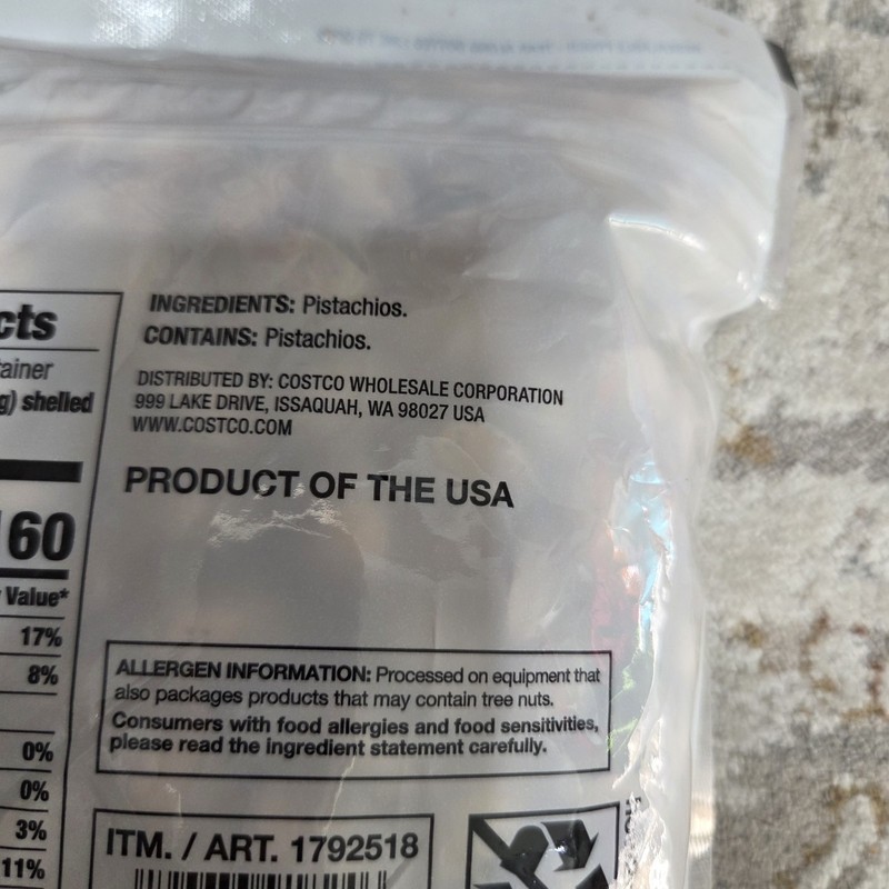 Kirkland Roasted & Unsalted Pistachios gallery