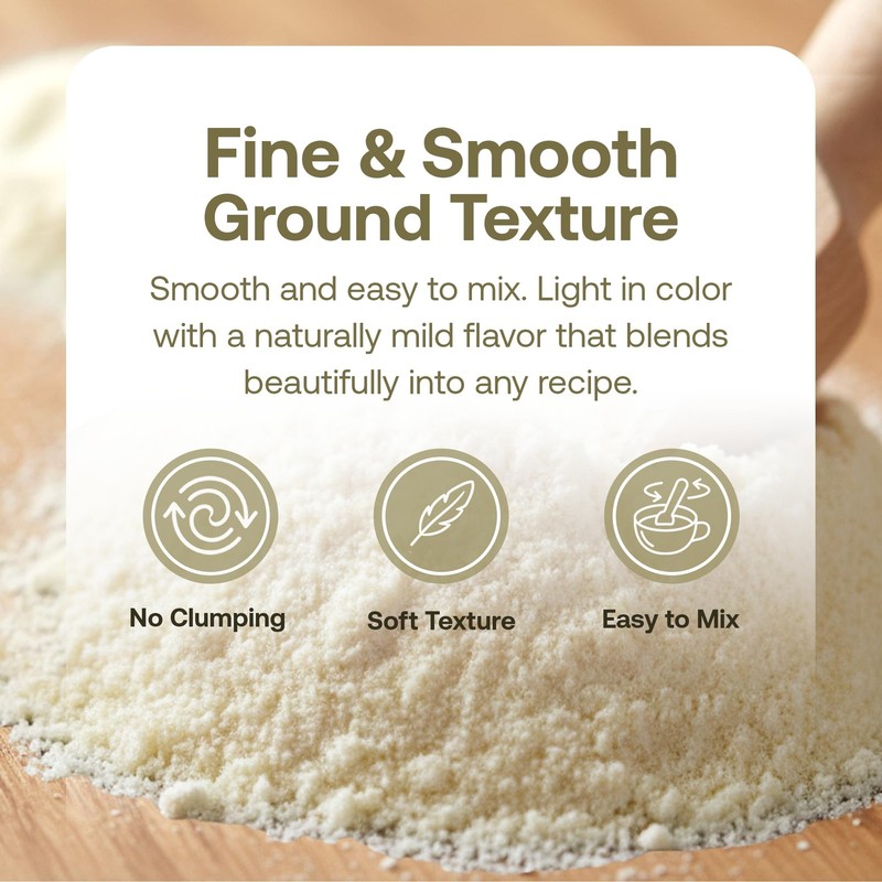 Quay Naturals Organic Millet Flour 2lb | USA-Grown & Milled | Stone-Ground, G... gallery