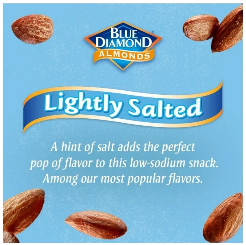 Blue Diamond Almonds, Lightly Salted Snack Almonds, Perfect For Lunches, 25 Oz gallery