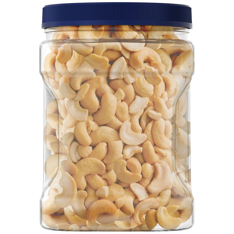 Salted Whole Cashews Deluxe Party Snack Protein Jar gallery