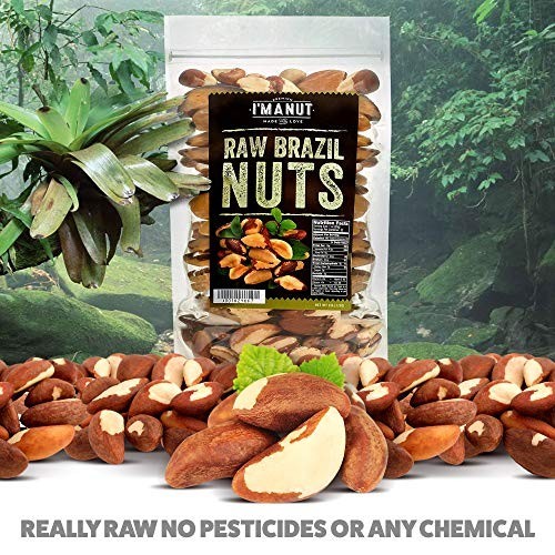 Raw Brazil Nuts 1 lb - Wild Harvested, High Selenium, Non-GMO, Gluten-Free, Kosh gallery